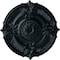 Ekena Millwork Attica Acanthus Leaf Ceiling Medallion (Canopies up to 4 5/8"), 53 1/2"OD x 3 1/2"P, Night Shade CM53ATNSF - alternate 1